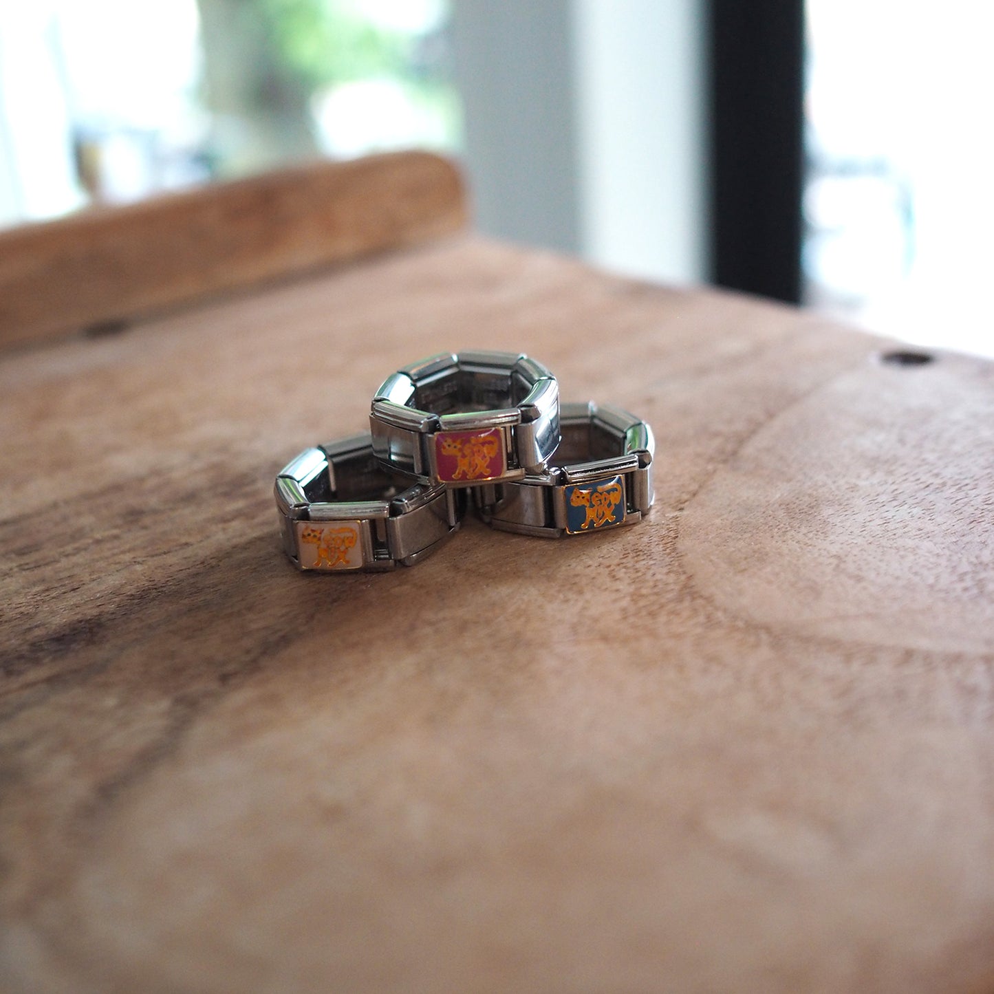 "Meow Mix" Italian Charm Ring