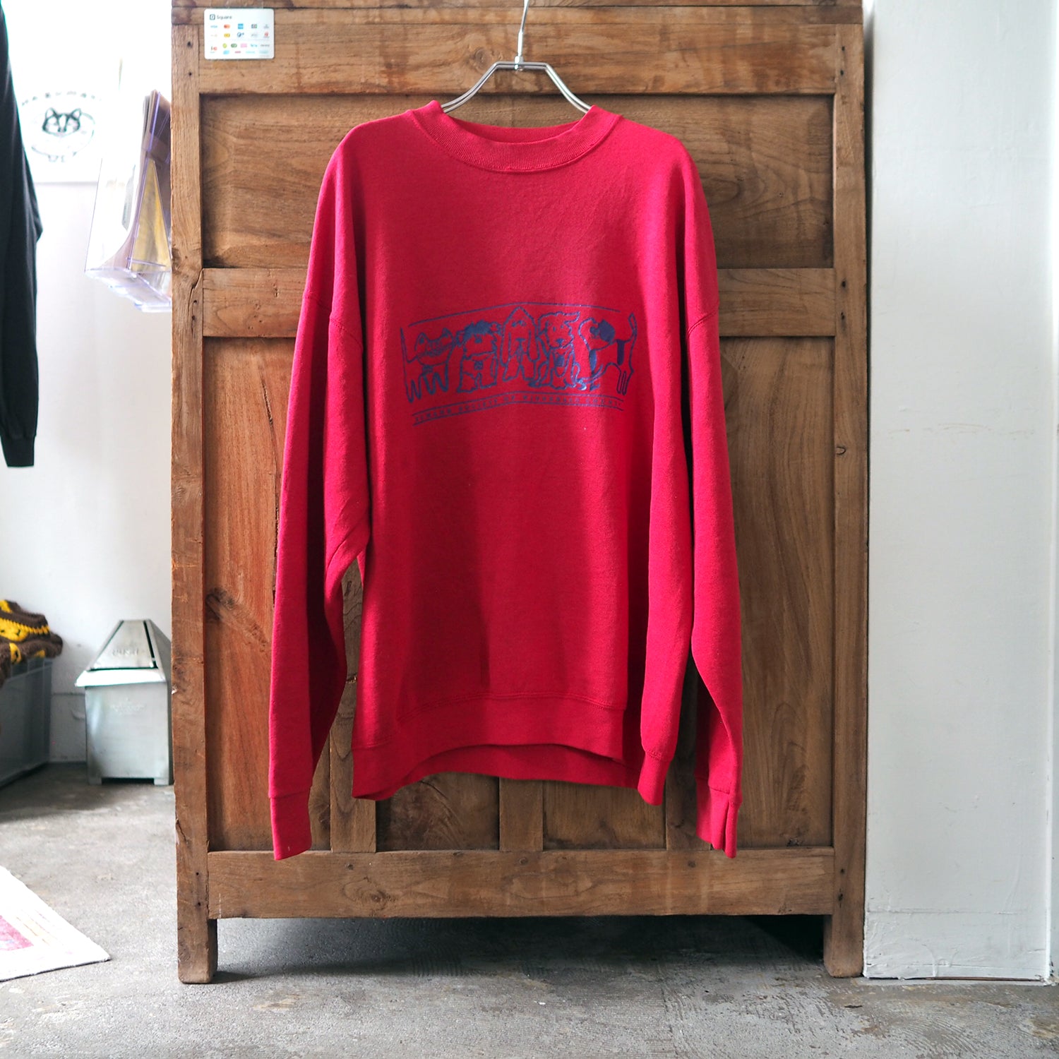 Studio Q Cat eyes Long-sleeve Tee / 90s - ネコ古着 - 古着