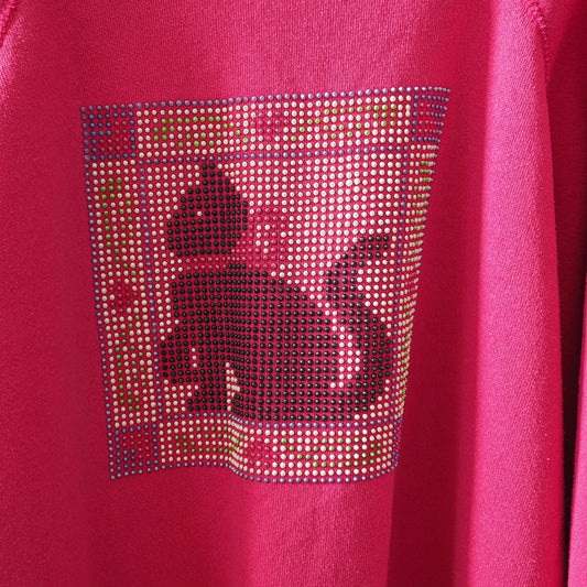 Dot Cat Sweatshirt / 80s / Made in USA
