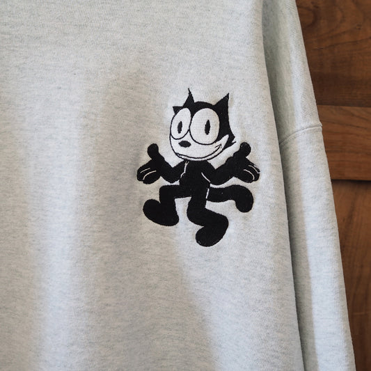 Felix The Cat Sweatshirt / Too Cute / 90s / Made in USA