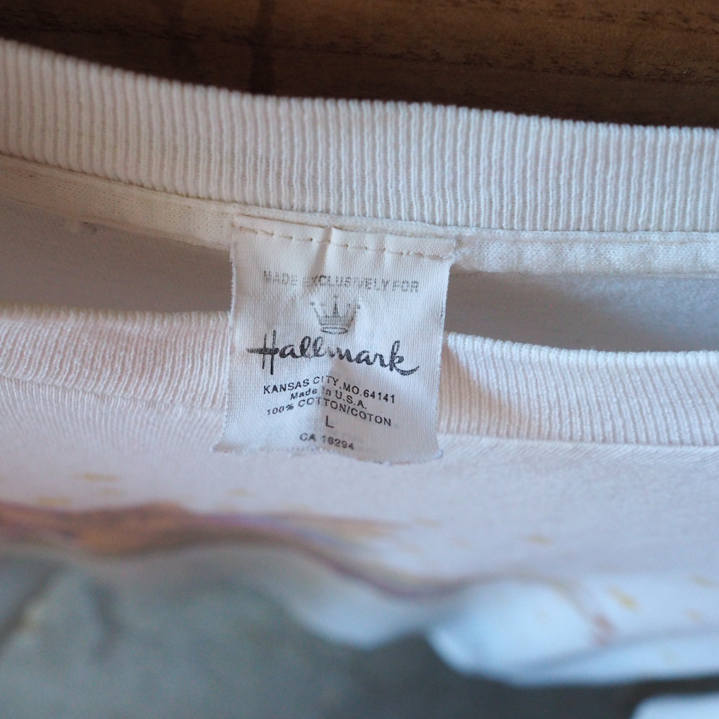 Angel Cat Tee / 90s / Made in USA
