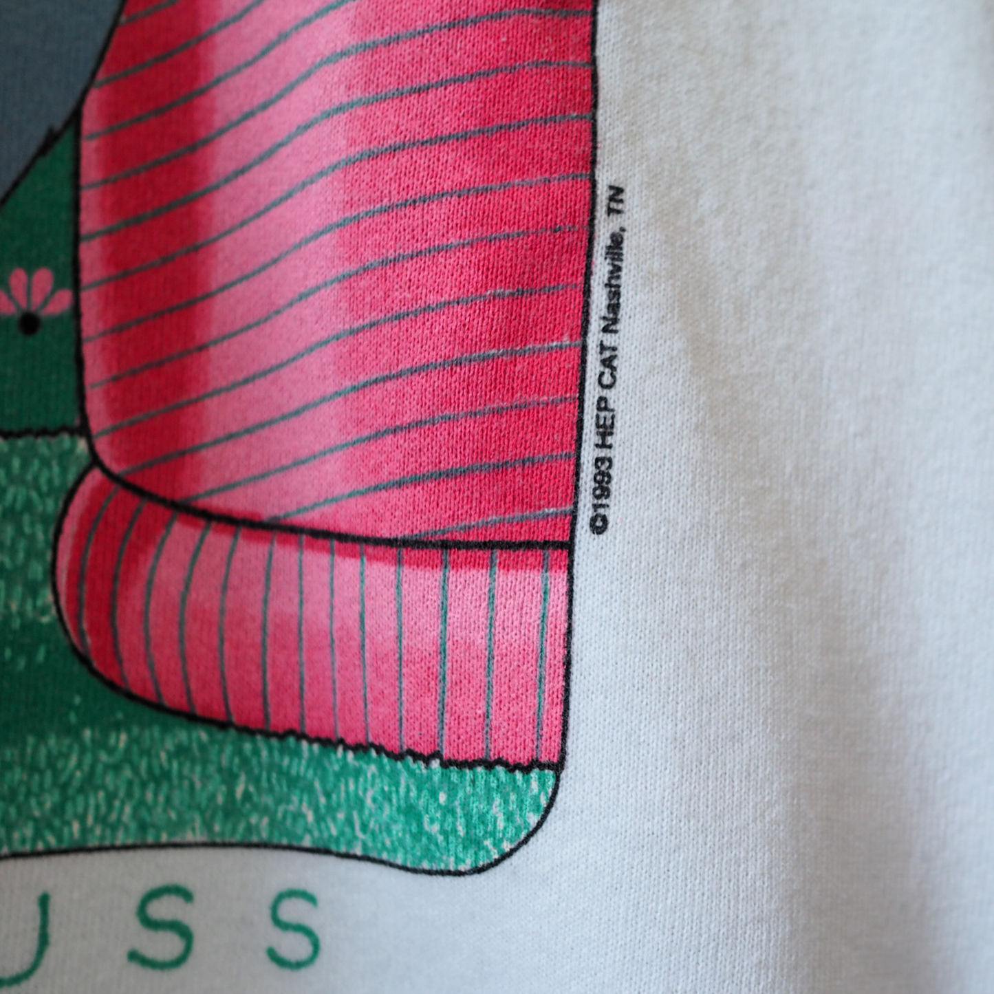 HEP CAT Angel Puss Sweat / 90s / Made in USA