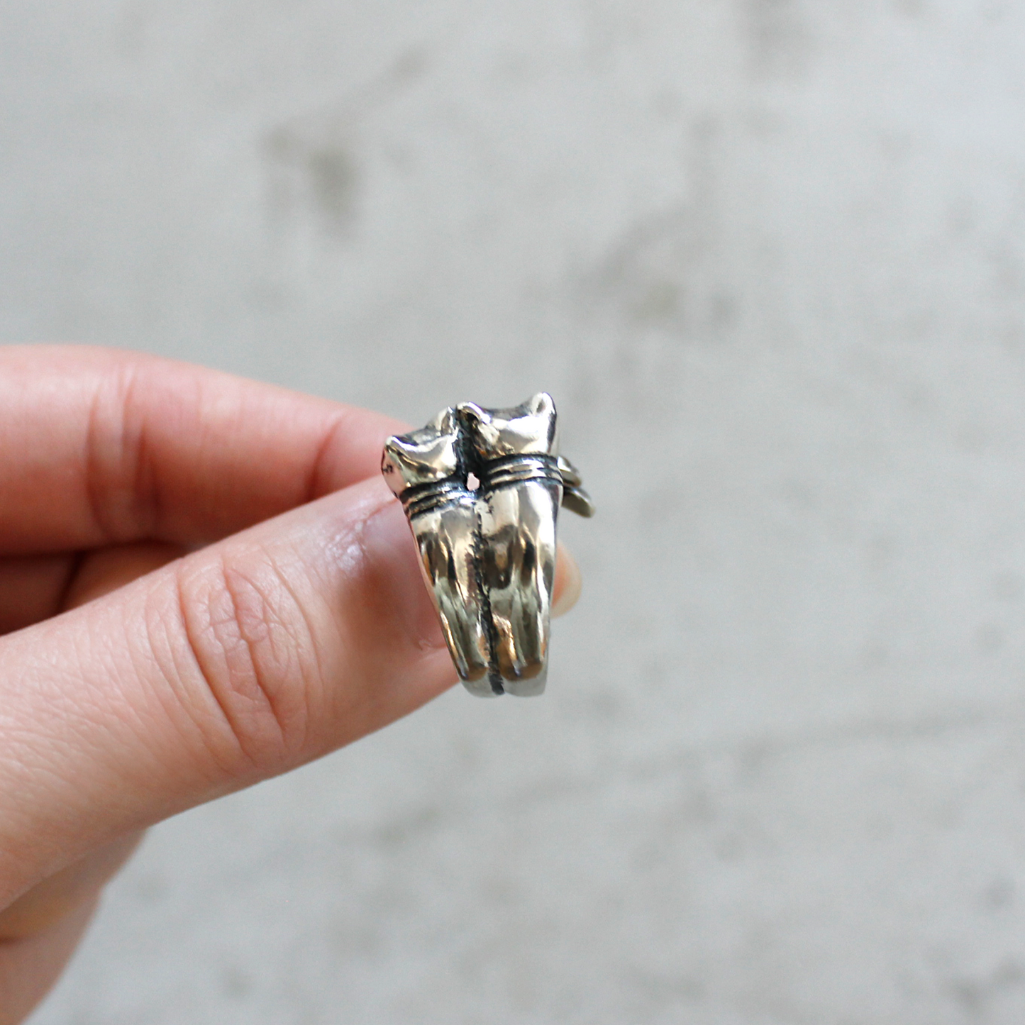 Anillo Gatos Amorosos