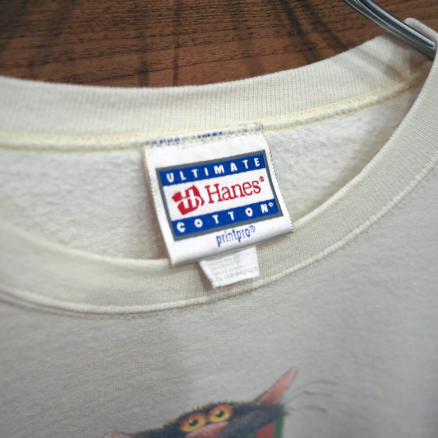 The Art Institute of Chicago "Scarf Cat" Sweatshirt / 90s