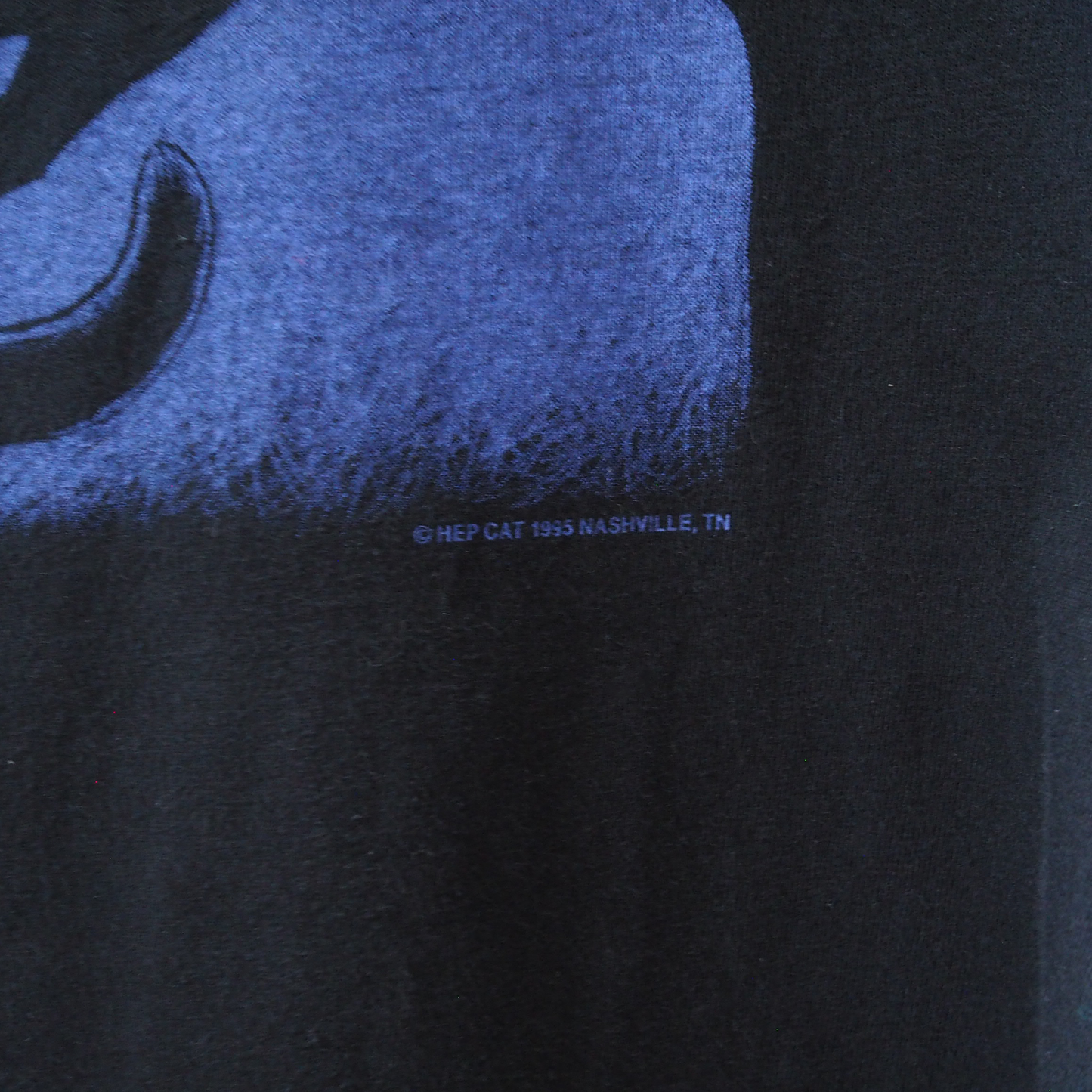 HEP CAT Black Cat Night Tee / 90s