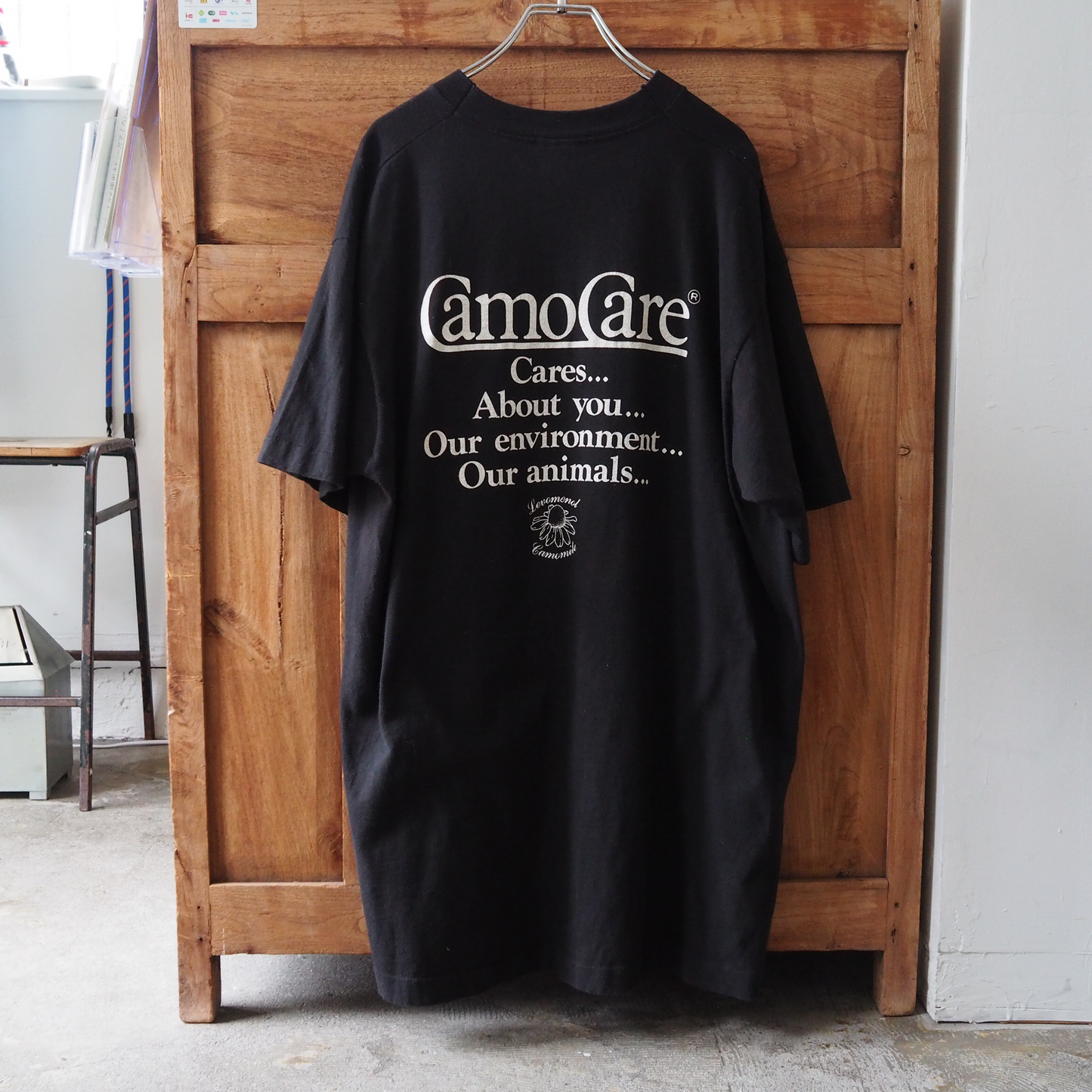 CamoCare CamoCat Tee / 90s / Made in USA