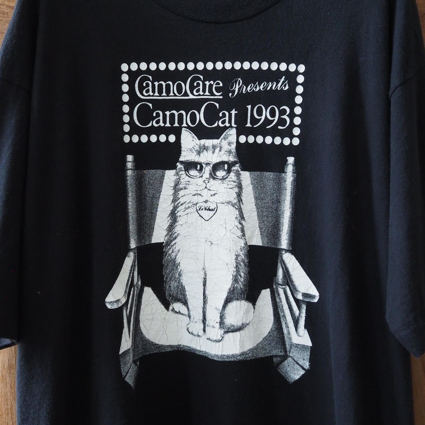 CamoCare CamoCat Tee / 90s / Made in USA