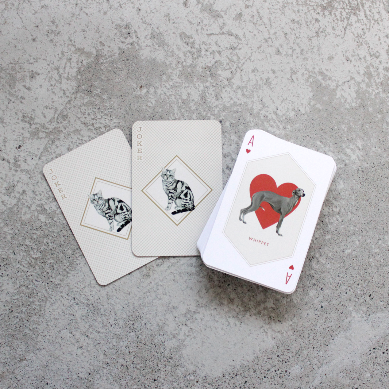 Cat and Dog Playing Cards ※ 開封済み・展示現品