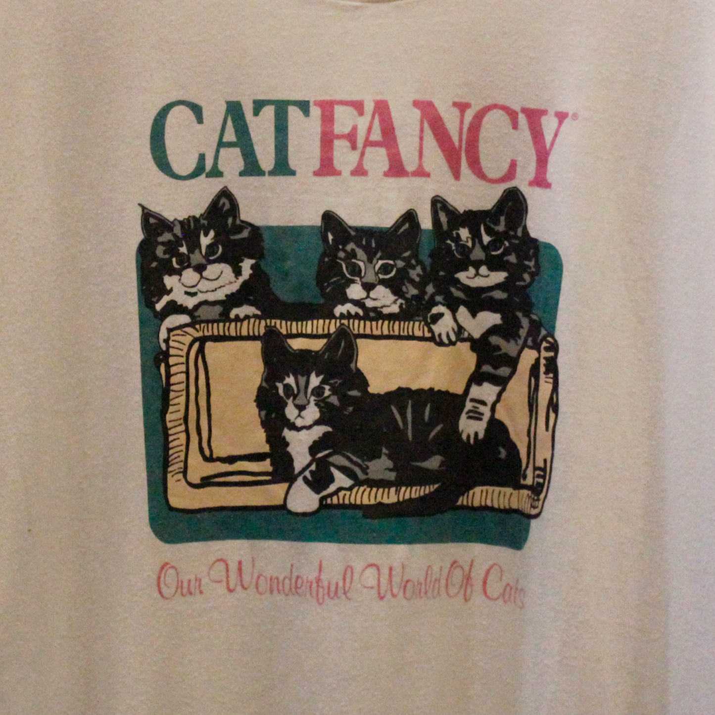 Cat Fancy Tee / 90s / Made in USA