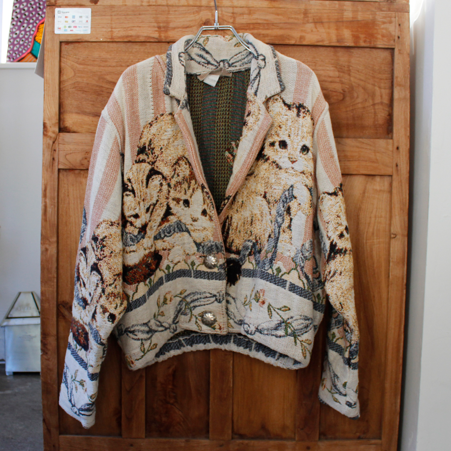 Cats Jacket / Painted Pony / 90s / Made in USA - 古着 Cats Jacket / Painted Pony / 90s / Made in USA - 古着