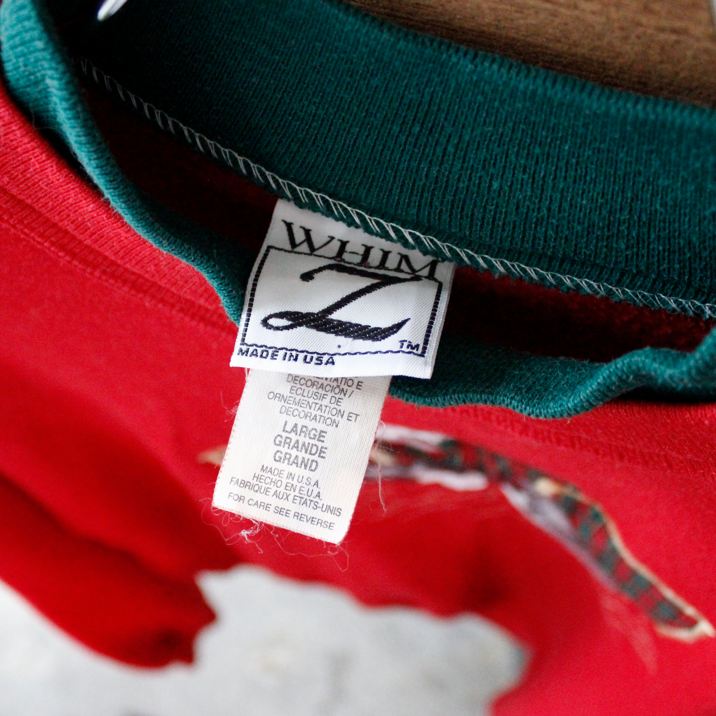 Kitties and Cushions Xmas Sweat / 90s / Made in USA