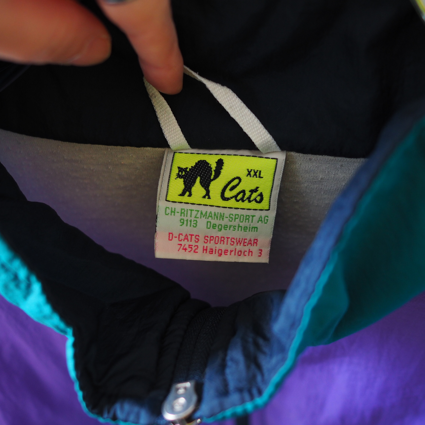 Cats Sportswear Windbreaker / Männerriege Ettenhausen / 80s-90s