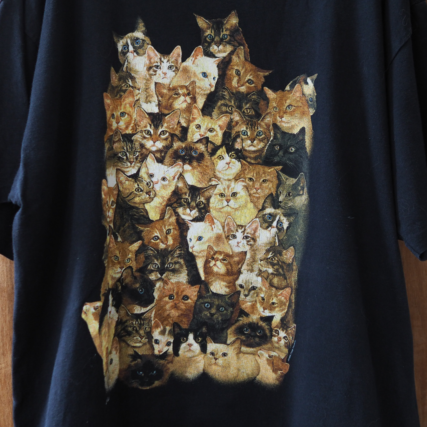 Full of Cats Tee / 90s / Made in USA