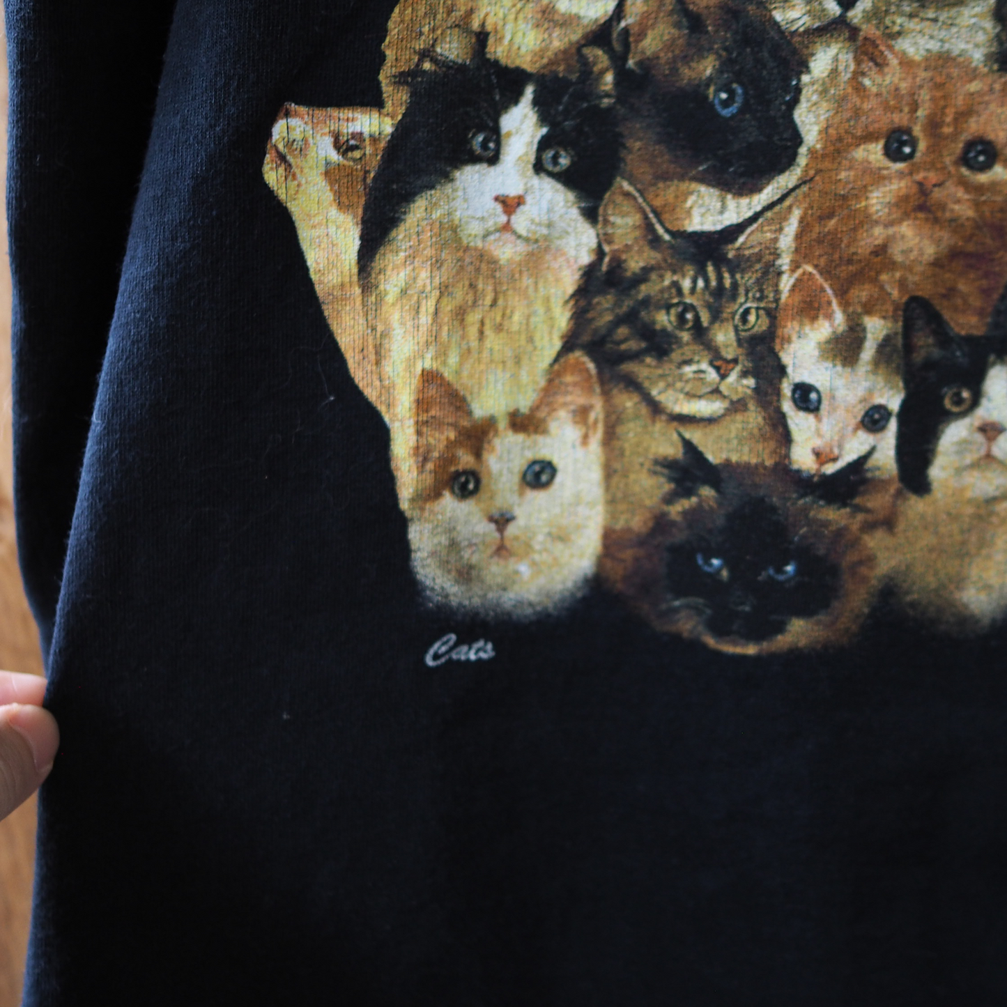 Full of Cats Tee / 90s / Made in USA