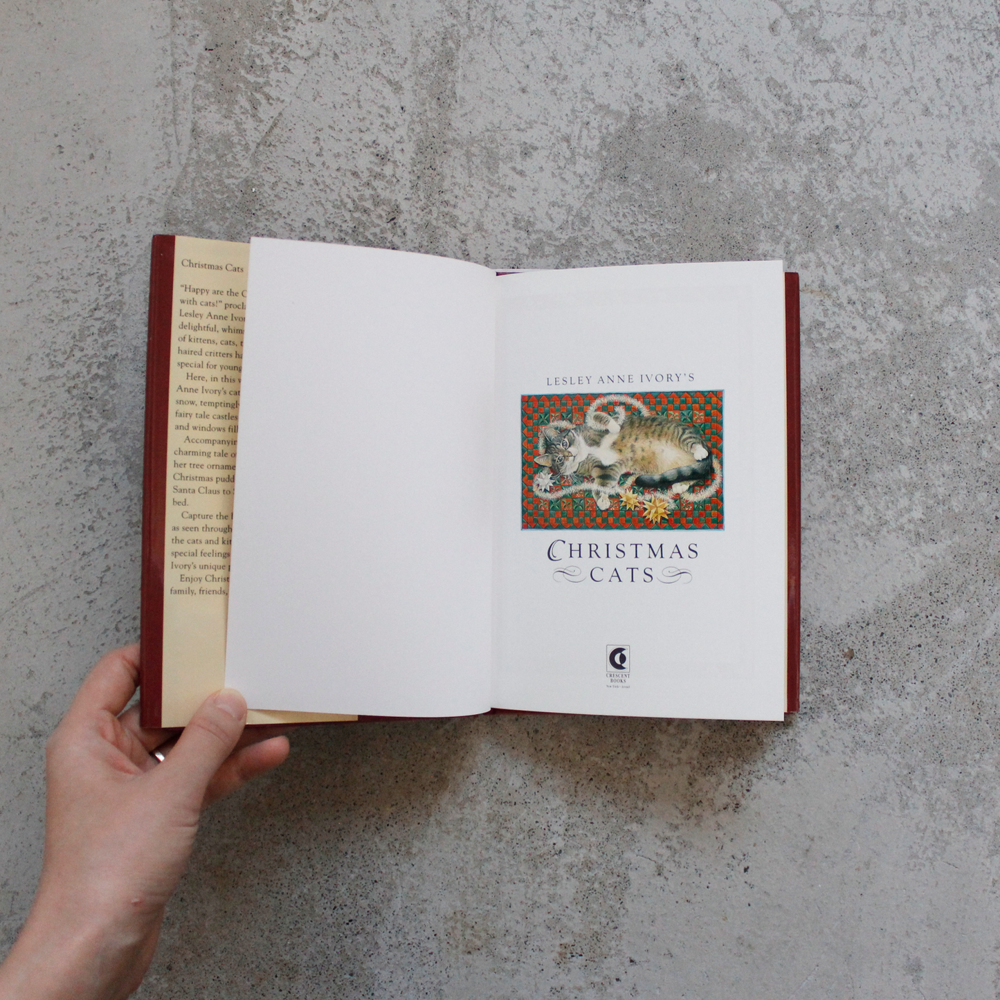 Christmas Cats (1996) / Vintage Book