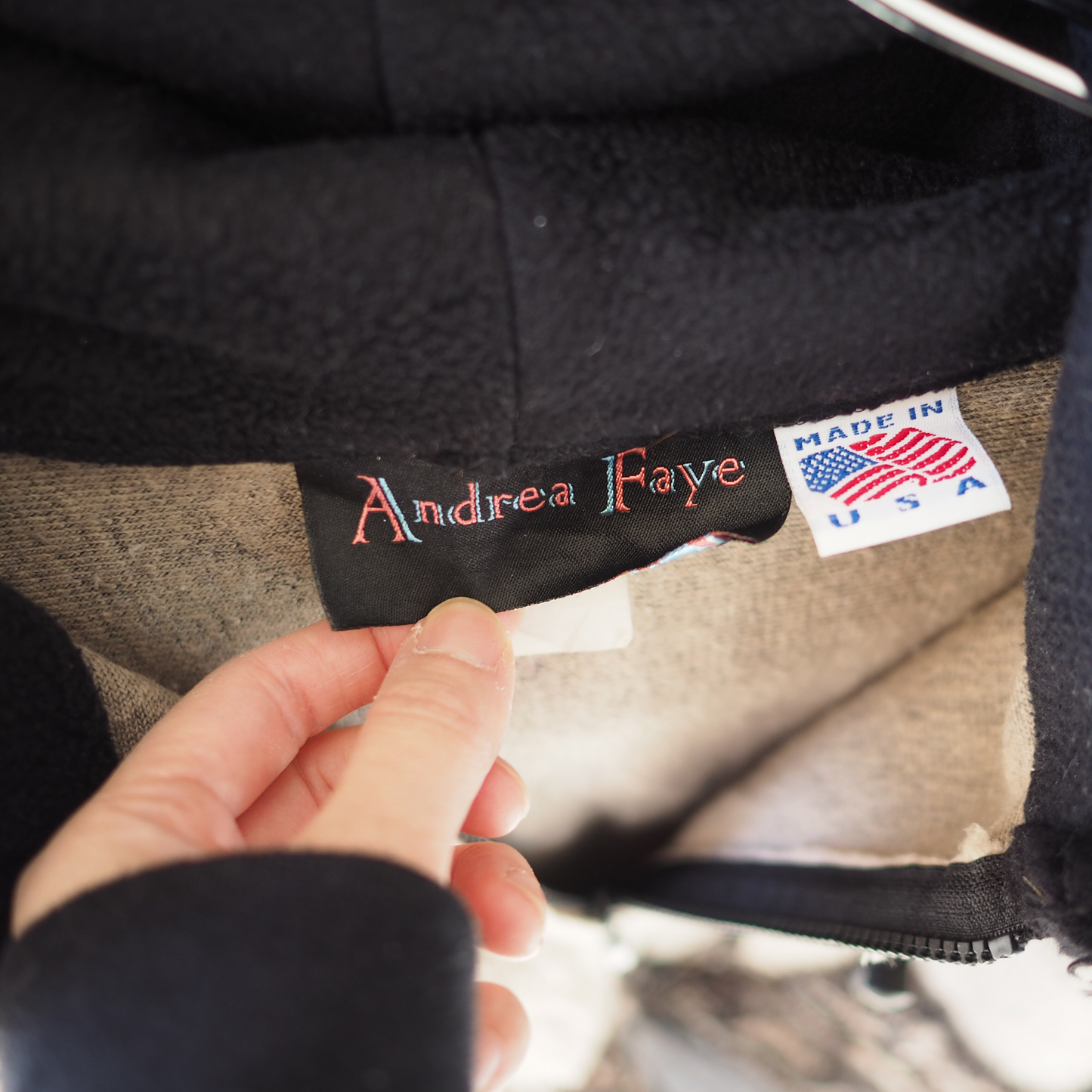 Andrea Faye Kittens Fleece Jacket / 90s / Made in USA