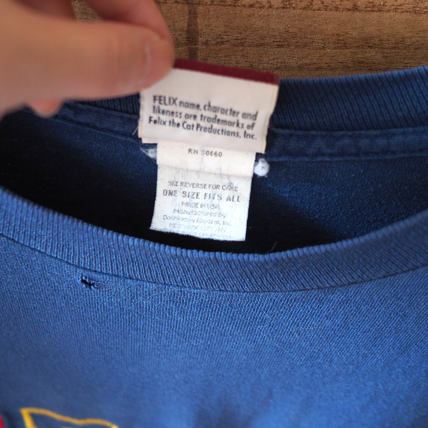 Felix Laughing Tee / 90s / Made in USA