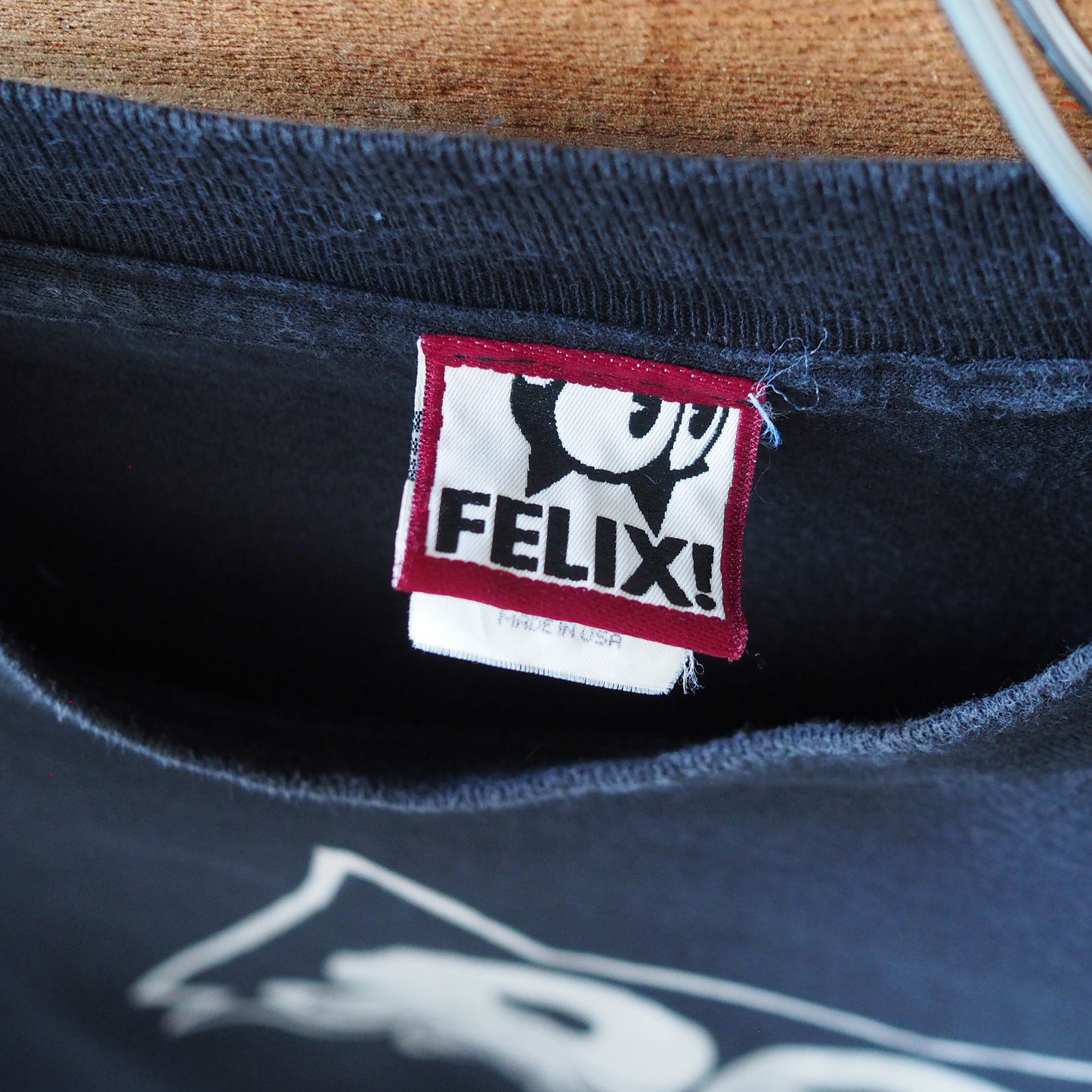 Felix Bow Tie Tee / 90s / Made in USA