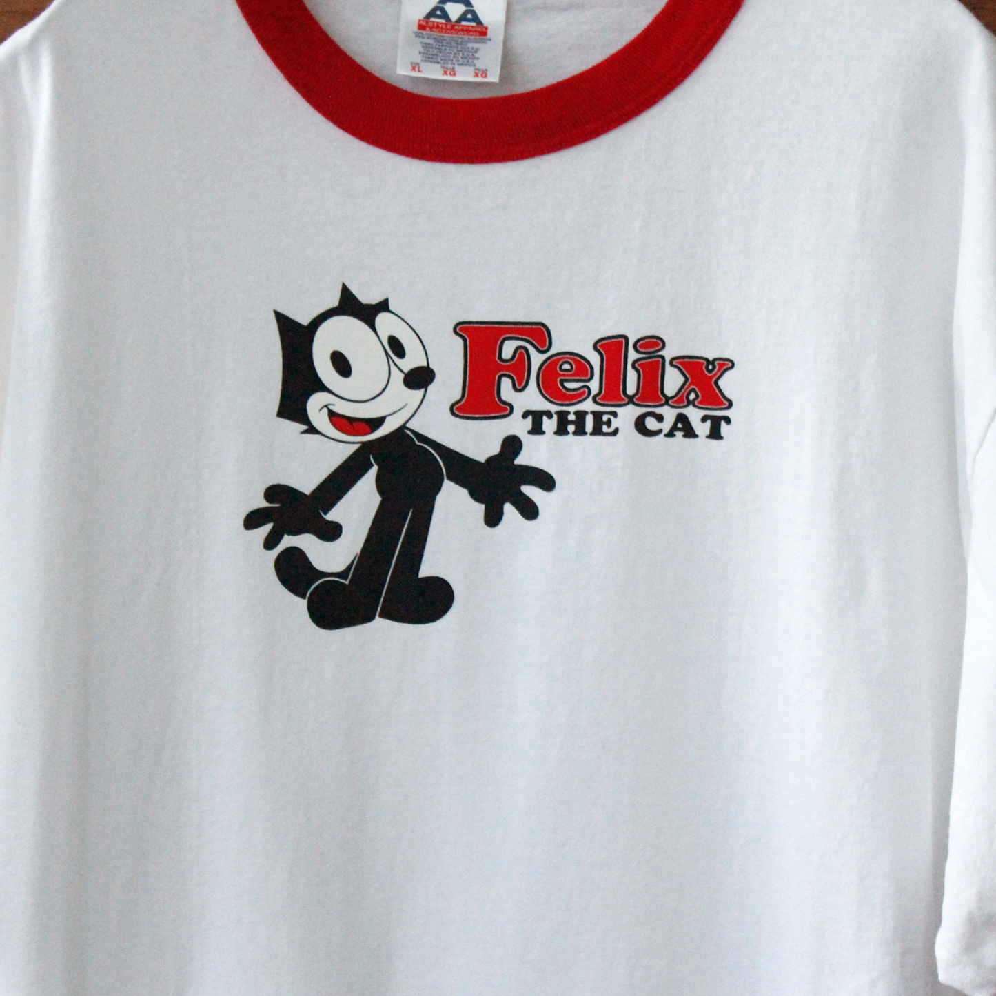 Felix The Cat Ringer Tee / 90s
