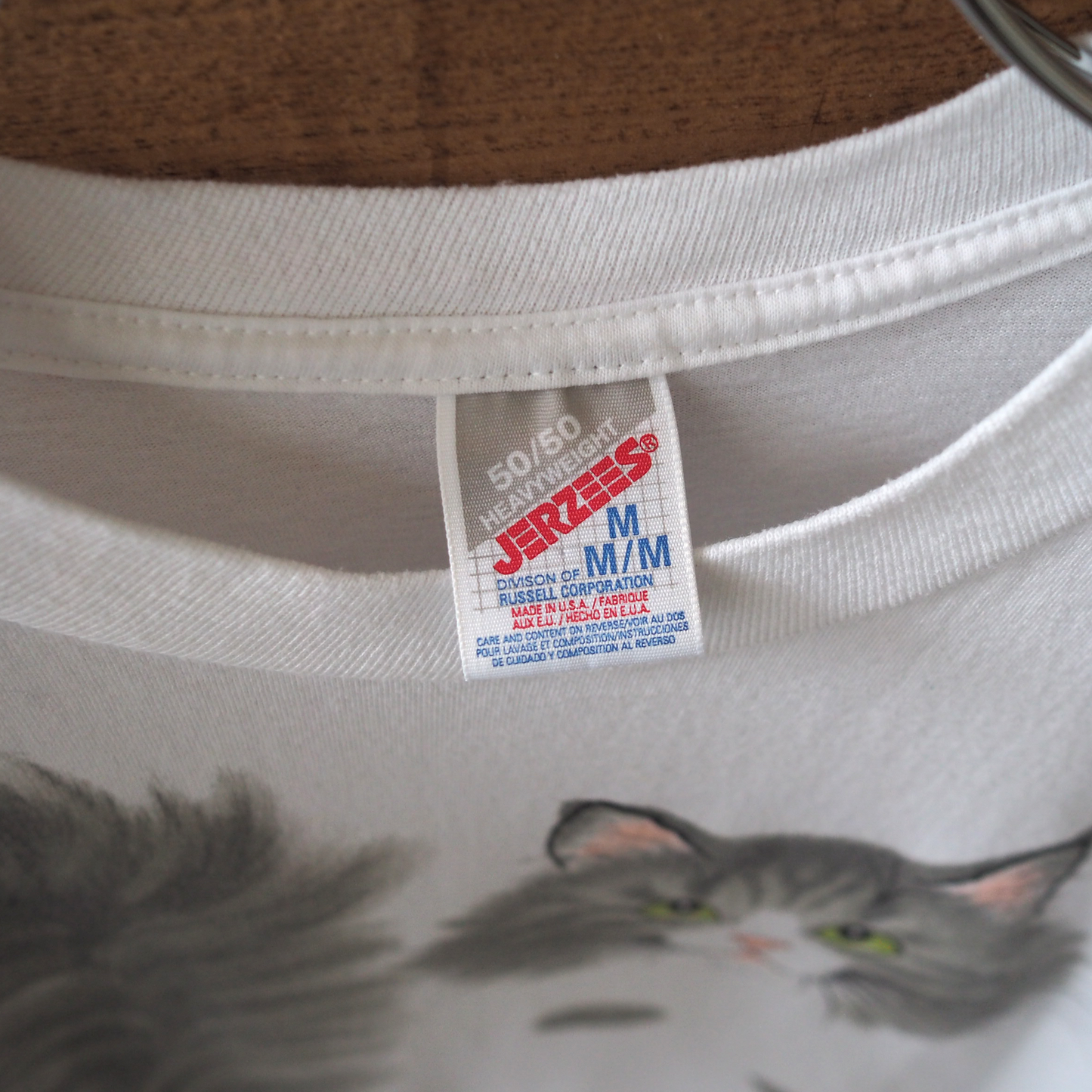 Fluffy Tail Tee / 90s- / Made in USA