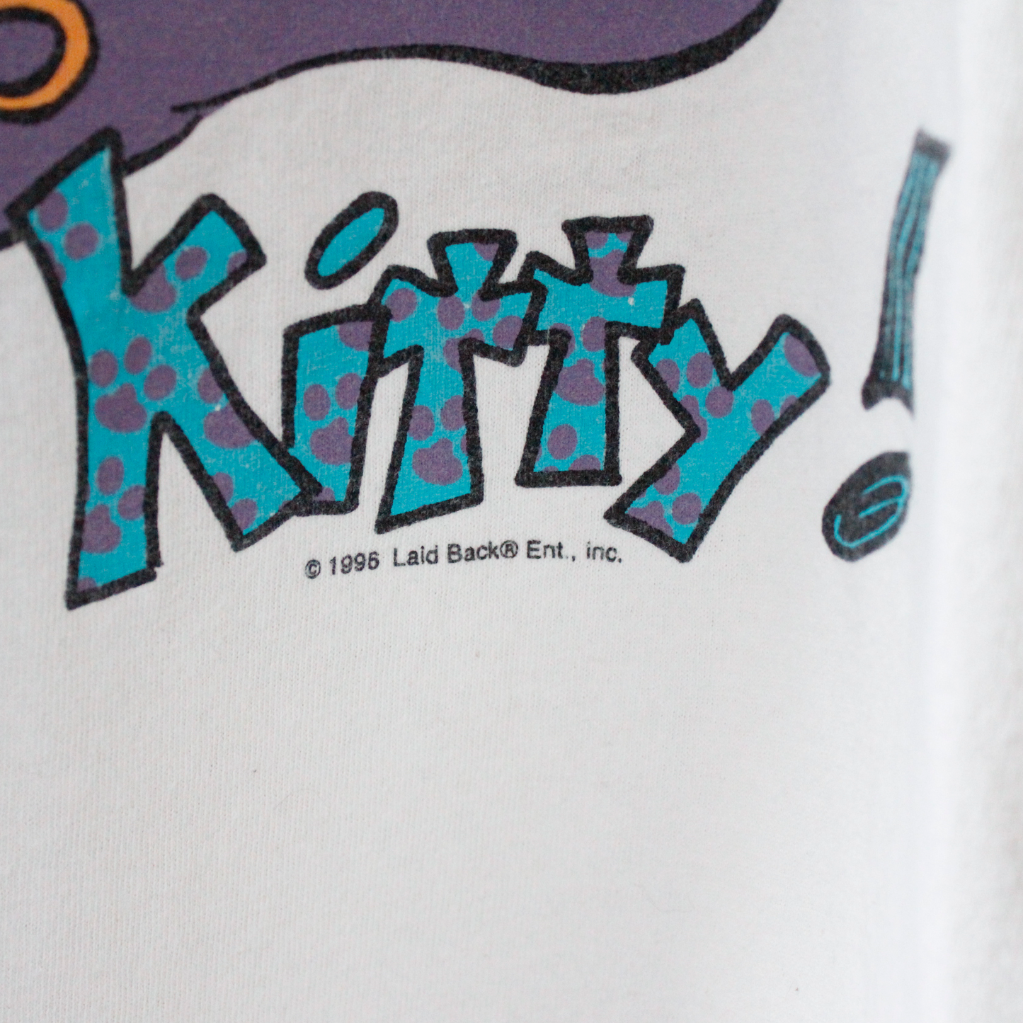 Ask Me About My Grand Kitty Tee / 90s / Made in USA