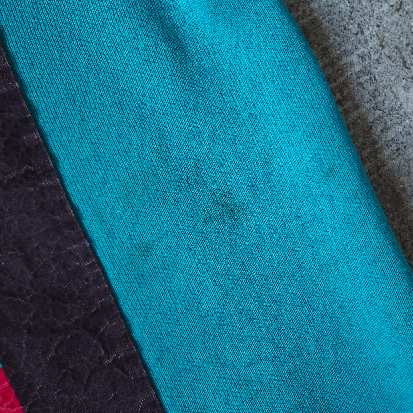 Patchwork Cat Sweat / 80s / Made in USA