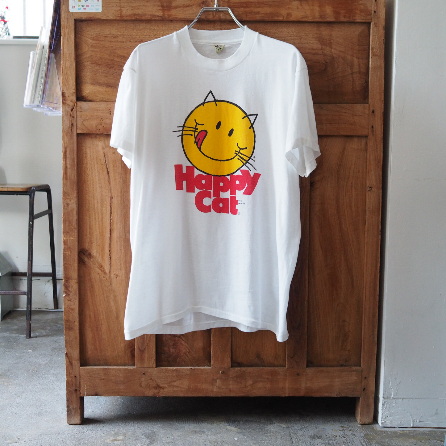 Purina 'Happy Cat' Brand Tee / 80s / Made in USA
