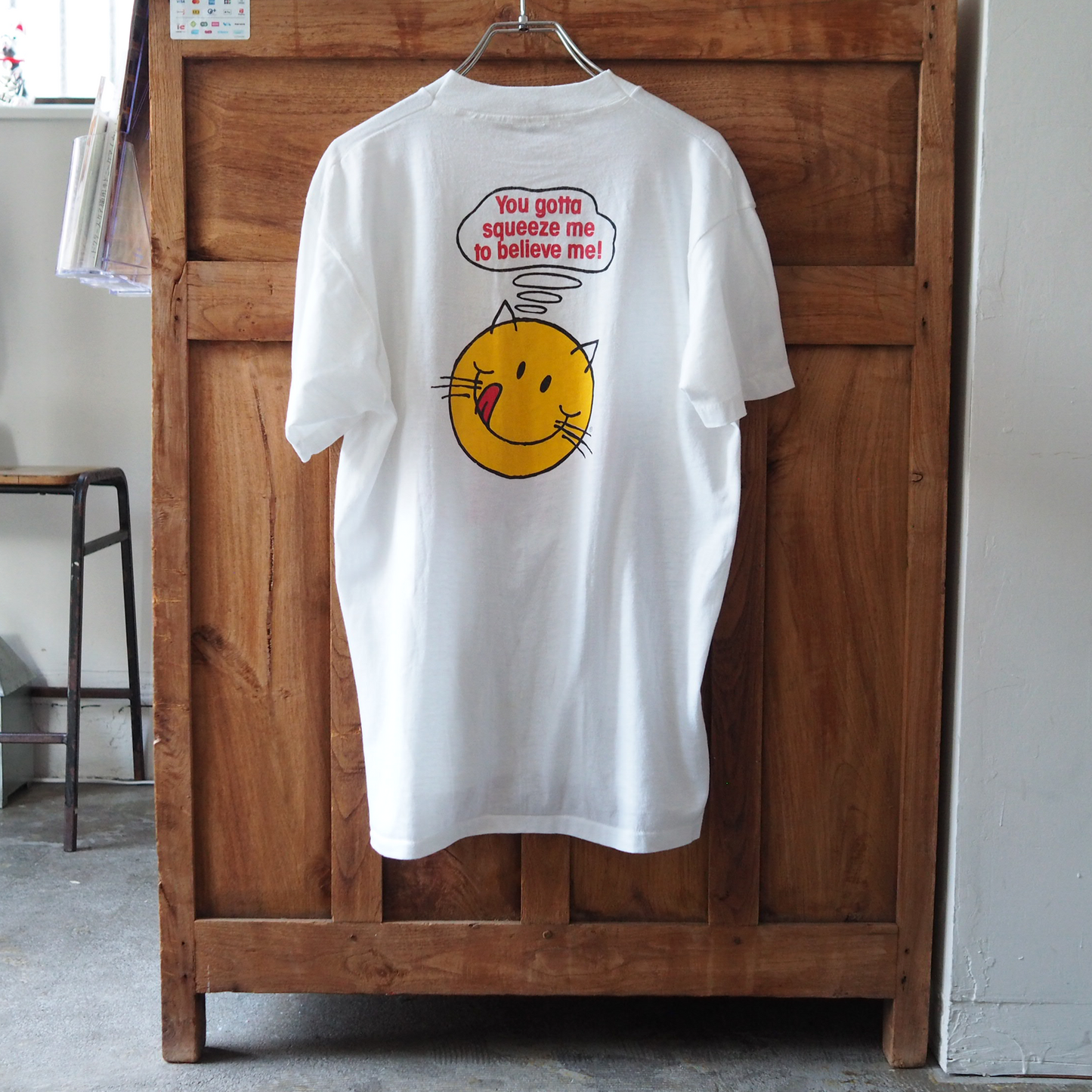 Purina 'Happy Cat' Brand Tee / 80s / Made in USA