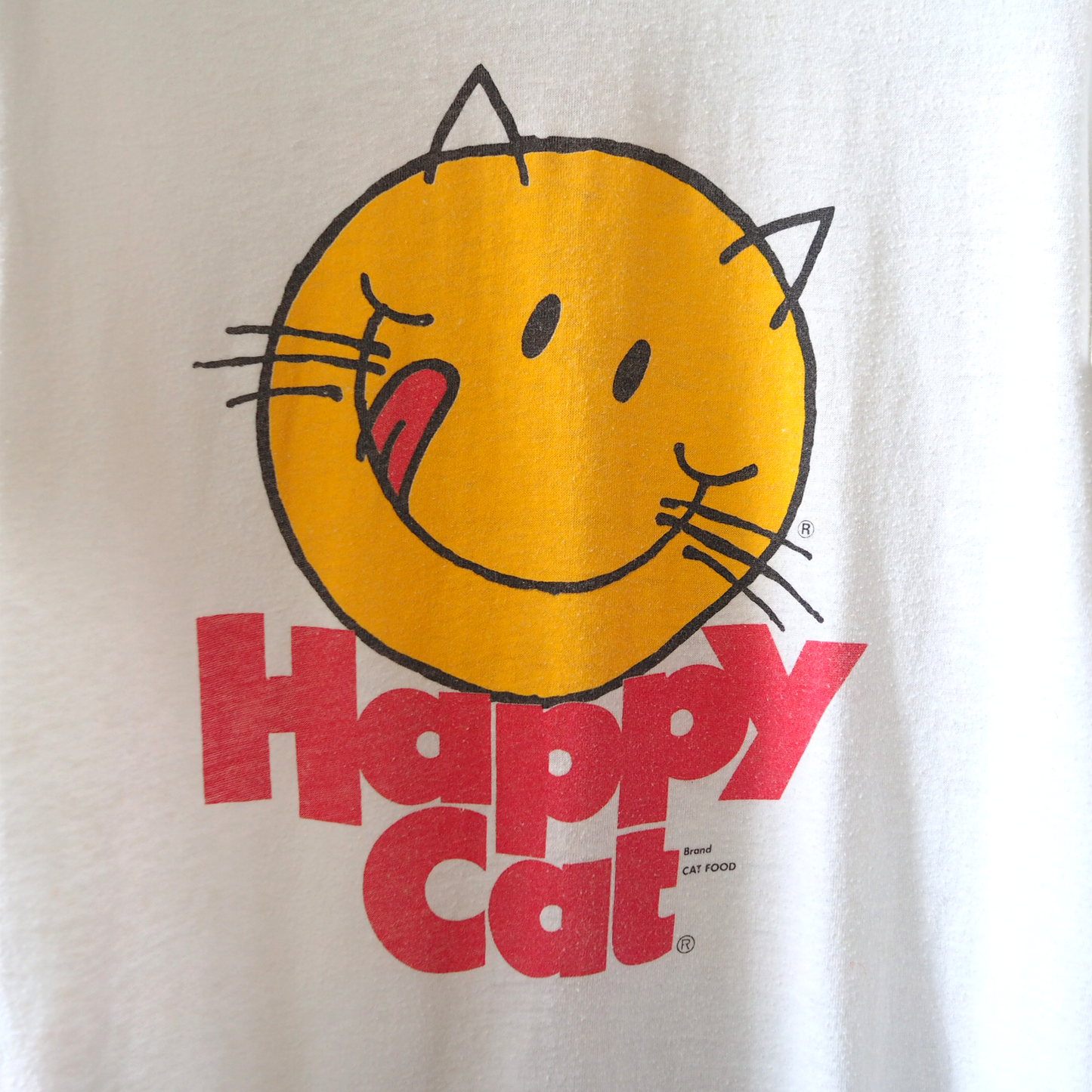 Purina 'Happy Cat' Brand Tee / 90s / Made in USA