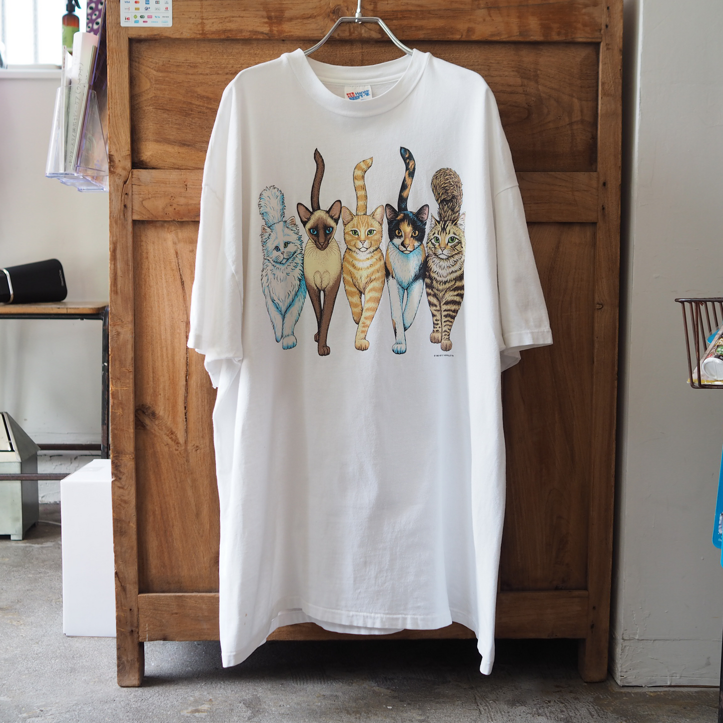 HEP CAT "Cats Coming and Going" Tee / 90s / Made in USA
