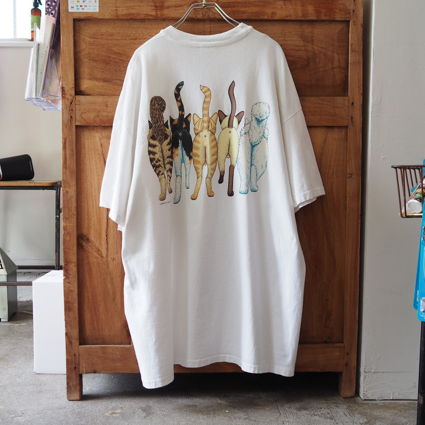 HEP CAT "Cats Coming and Going" Tee / 90s / Made in USA