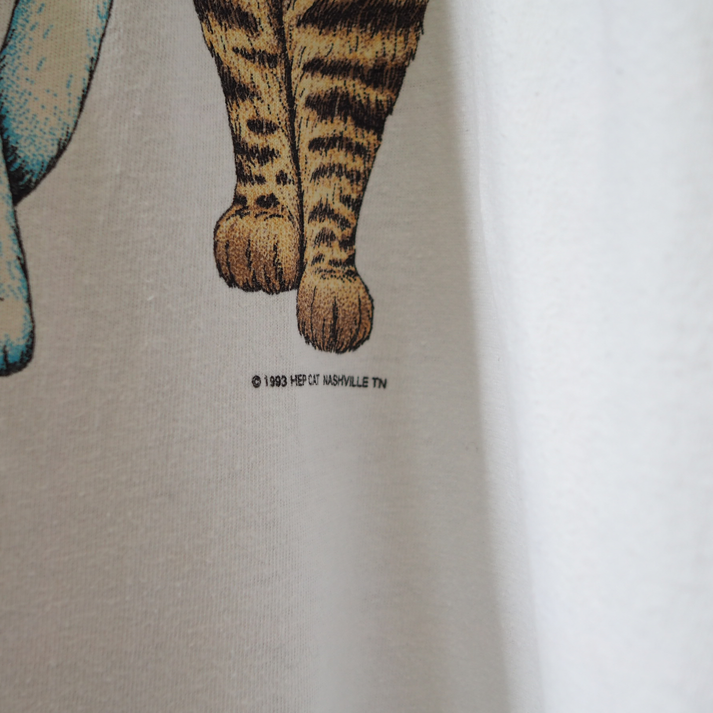 HEP CAT "Cats Coming and Going" Tee / 90s / Made in USA