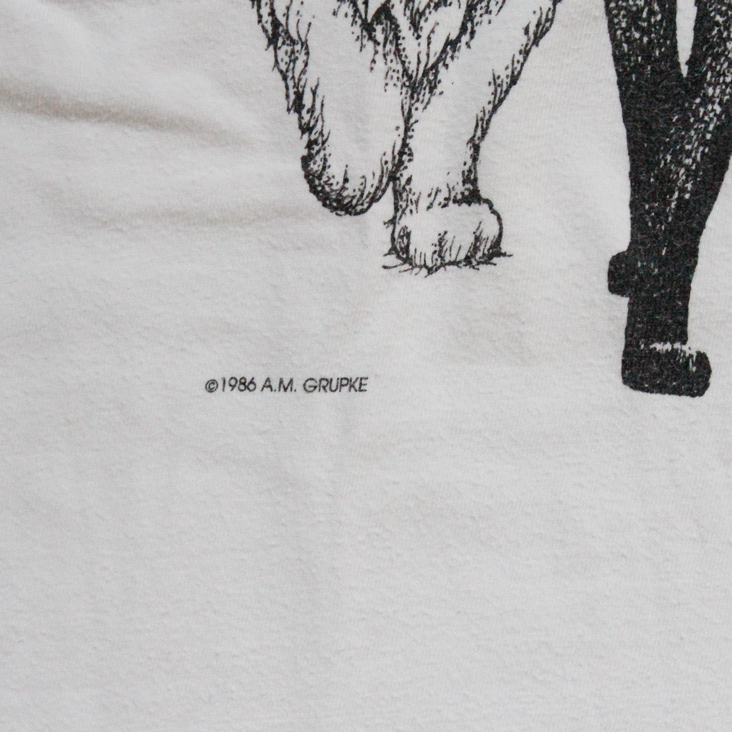 HEP CAT "Cats Coming and Going" Long-sleeve Tee / 80s / Made in USA