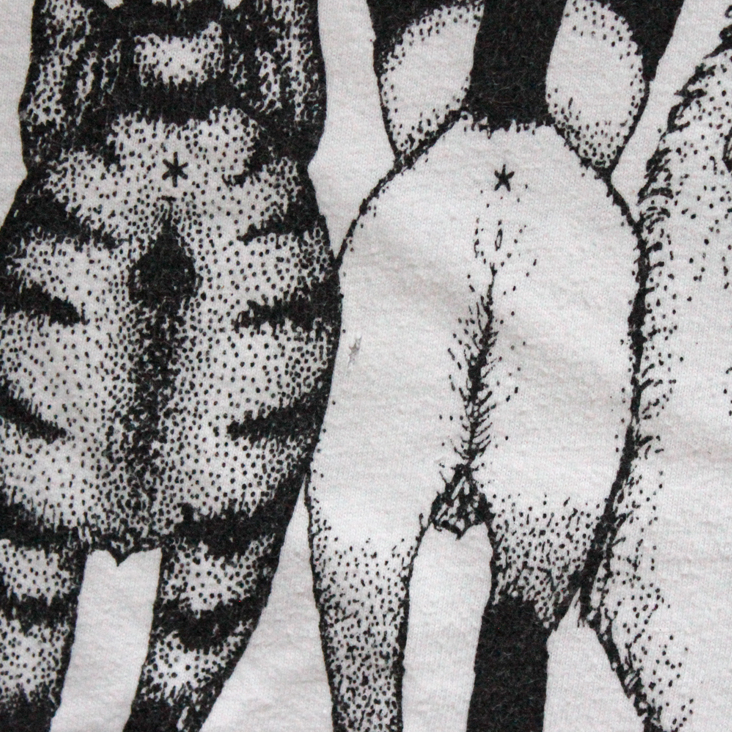 HEP CAT "Cats Coming and Going" Long-sleeve Tee / 80s / Made in USA