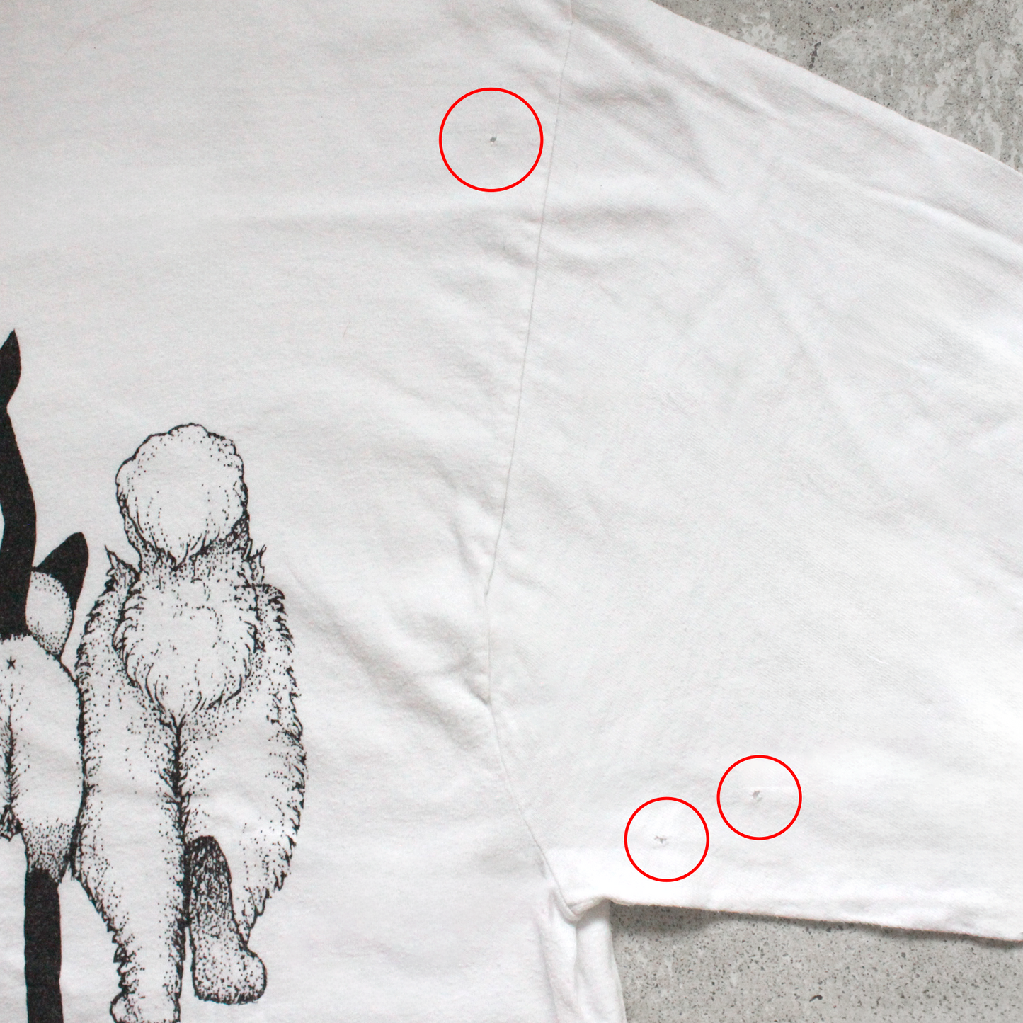 HEP CAT "Cats Coming and Going" Long-sleeve Tee / 80s / Made in USA