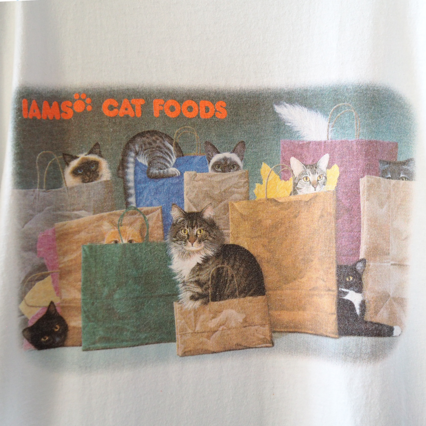 IAMS Cats in the Bag Tee / 90s
