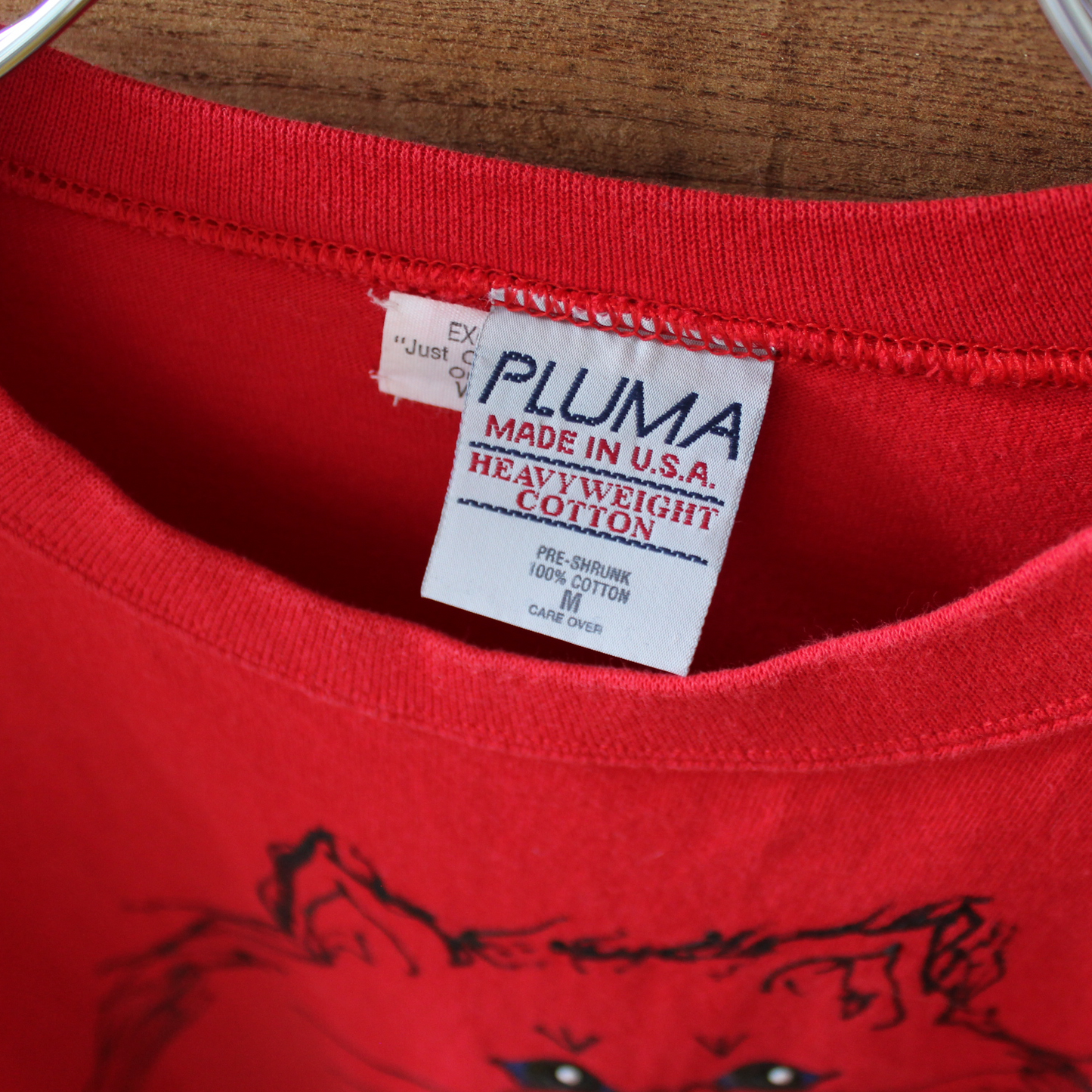 I'm Not Fat Long Sleeve Tee / 90s / Made in USA