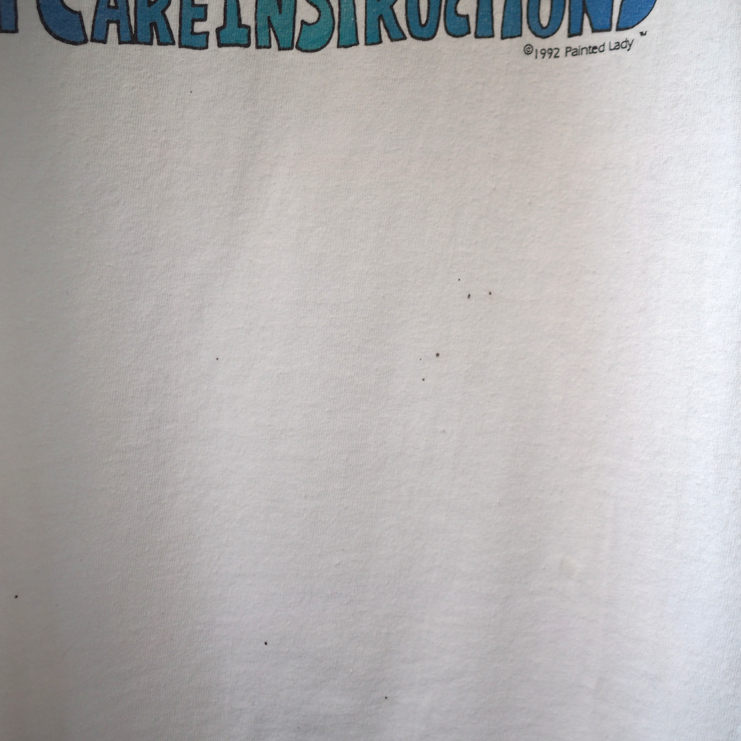 Cat Care Instructions Tee / 90s / Made in USA