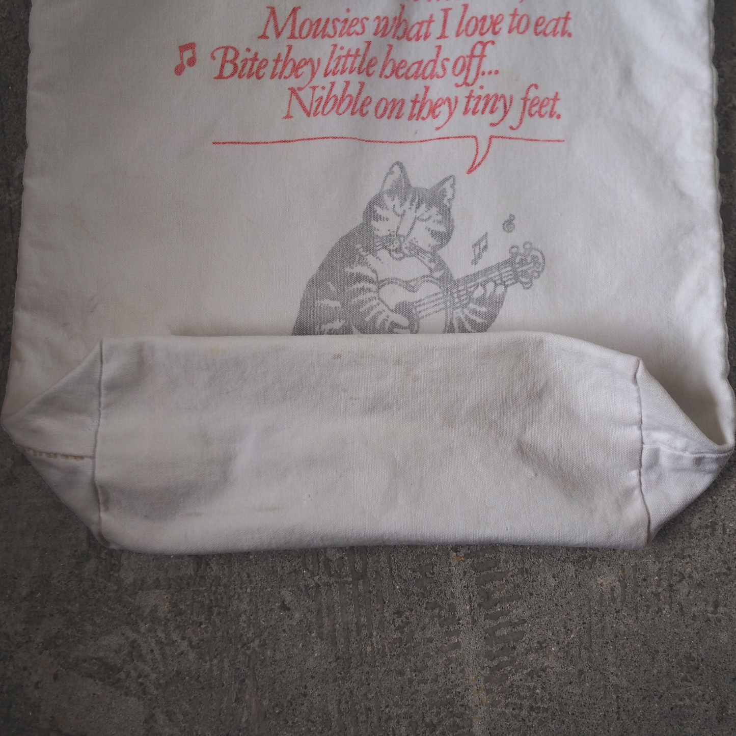 Kliban Cat Tote Bag / 80s
