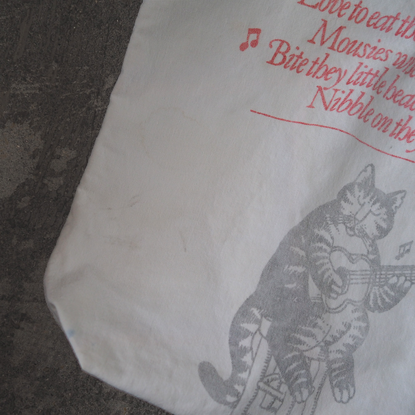 Kliban Cat Tote Bag / 80s