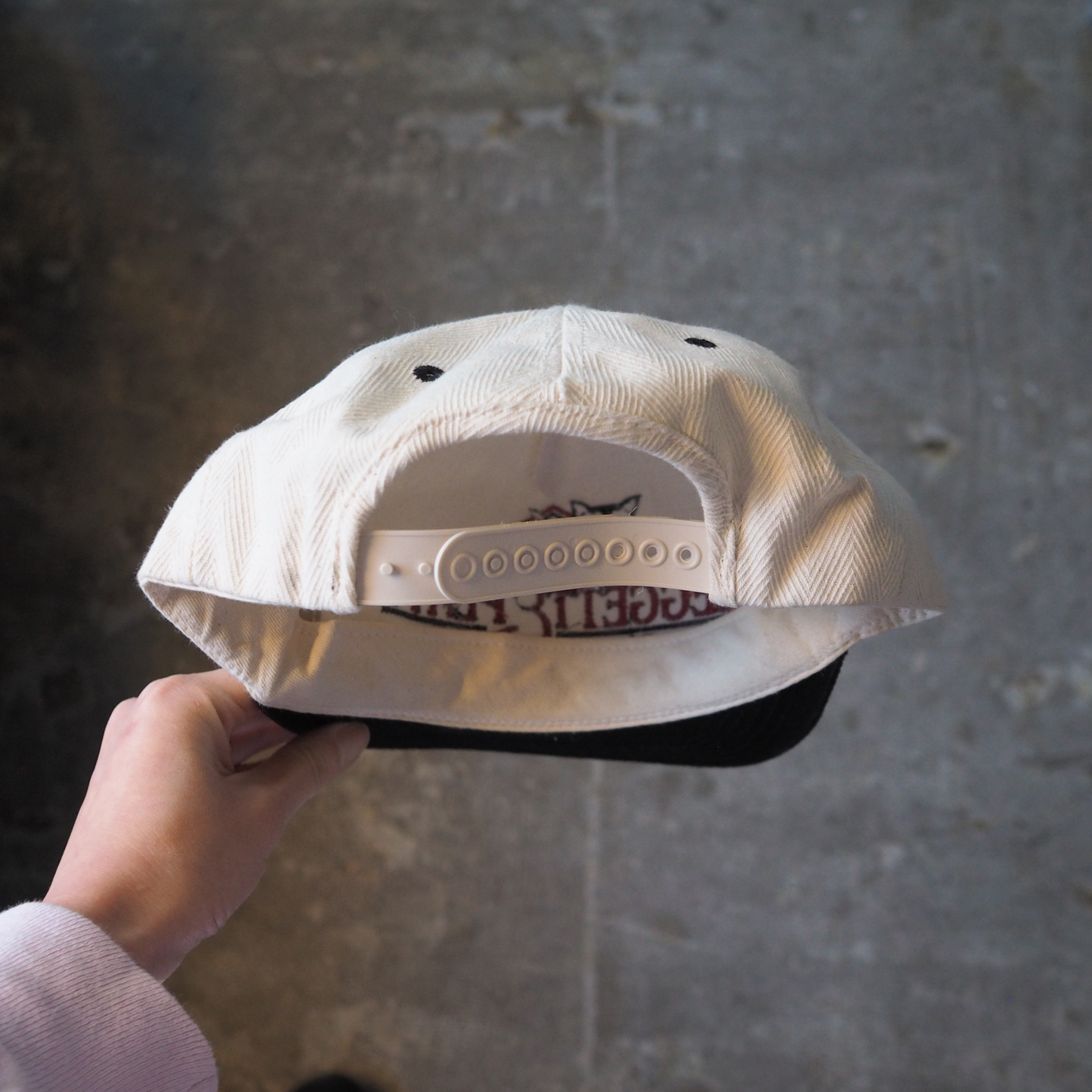 Leggett & Platt Beige & Black Cap / 80s- / Made in USA