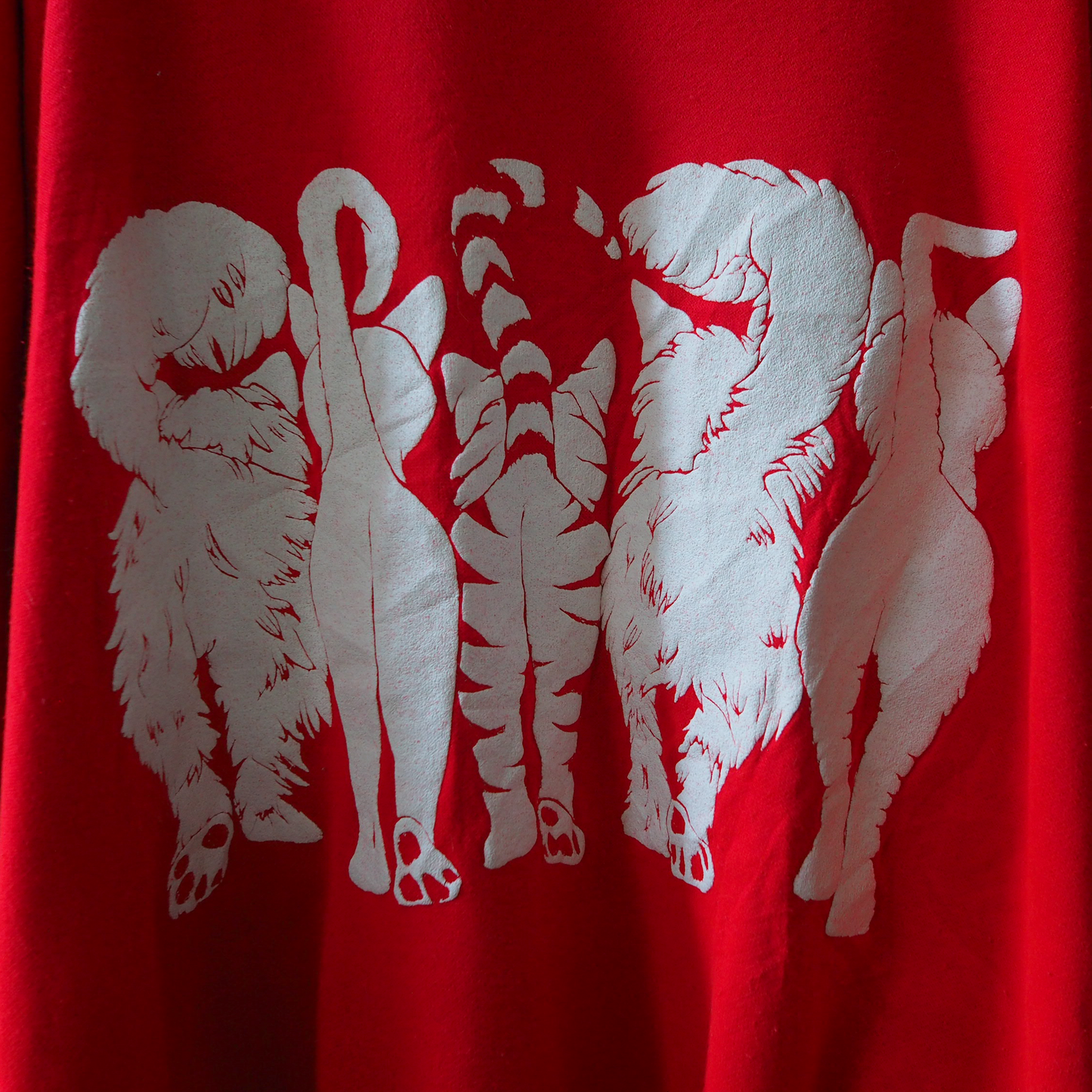Linda Lori Heads & Tails Sweat / 80s / Made in USA