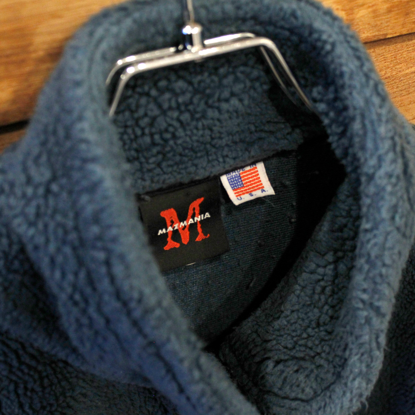 Mazmania Lined Cats Fleece Jacket / 90s / Made in USA