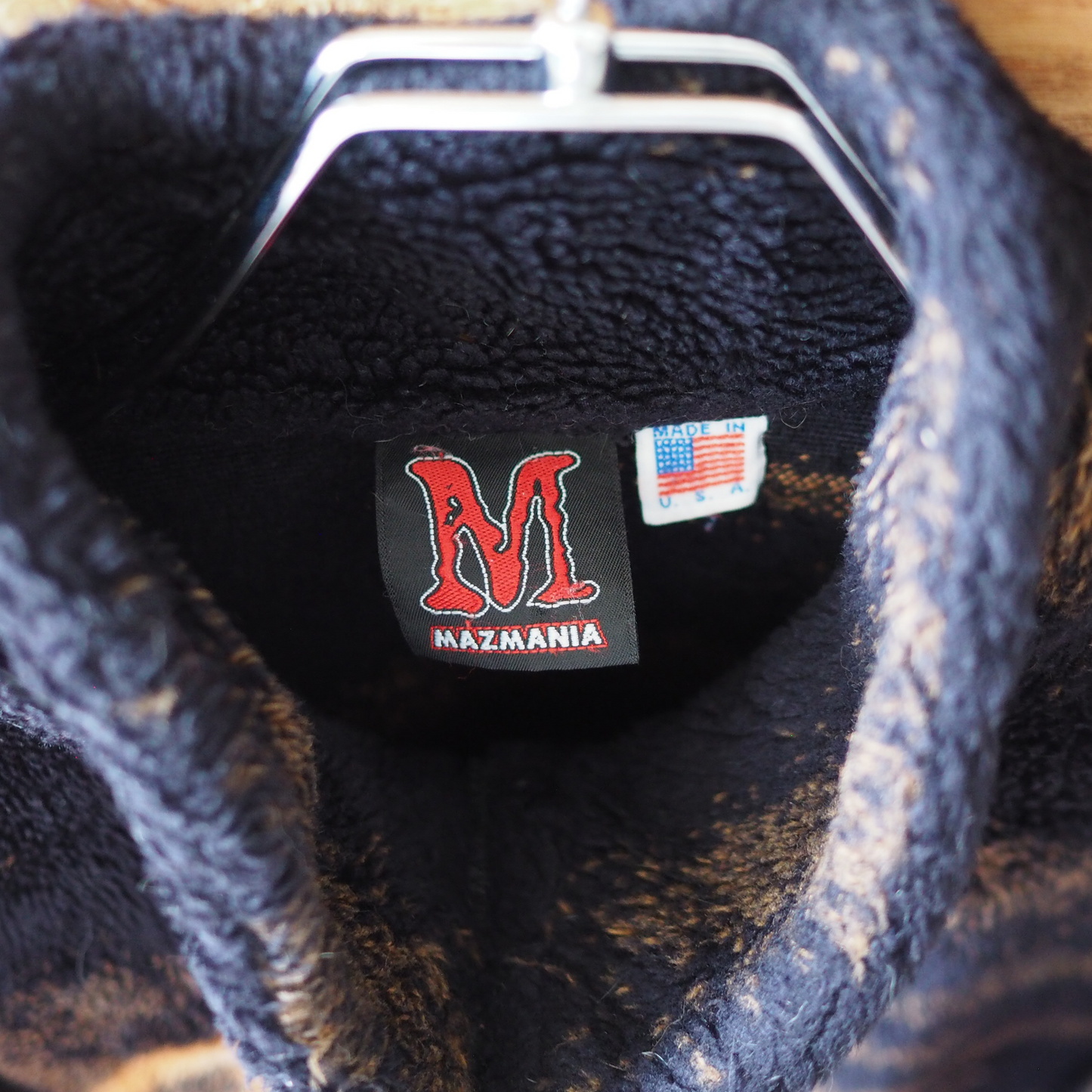 Mazmania Night Cat Collective Fleece Jacket / 90s / Made in USA