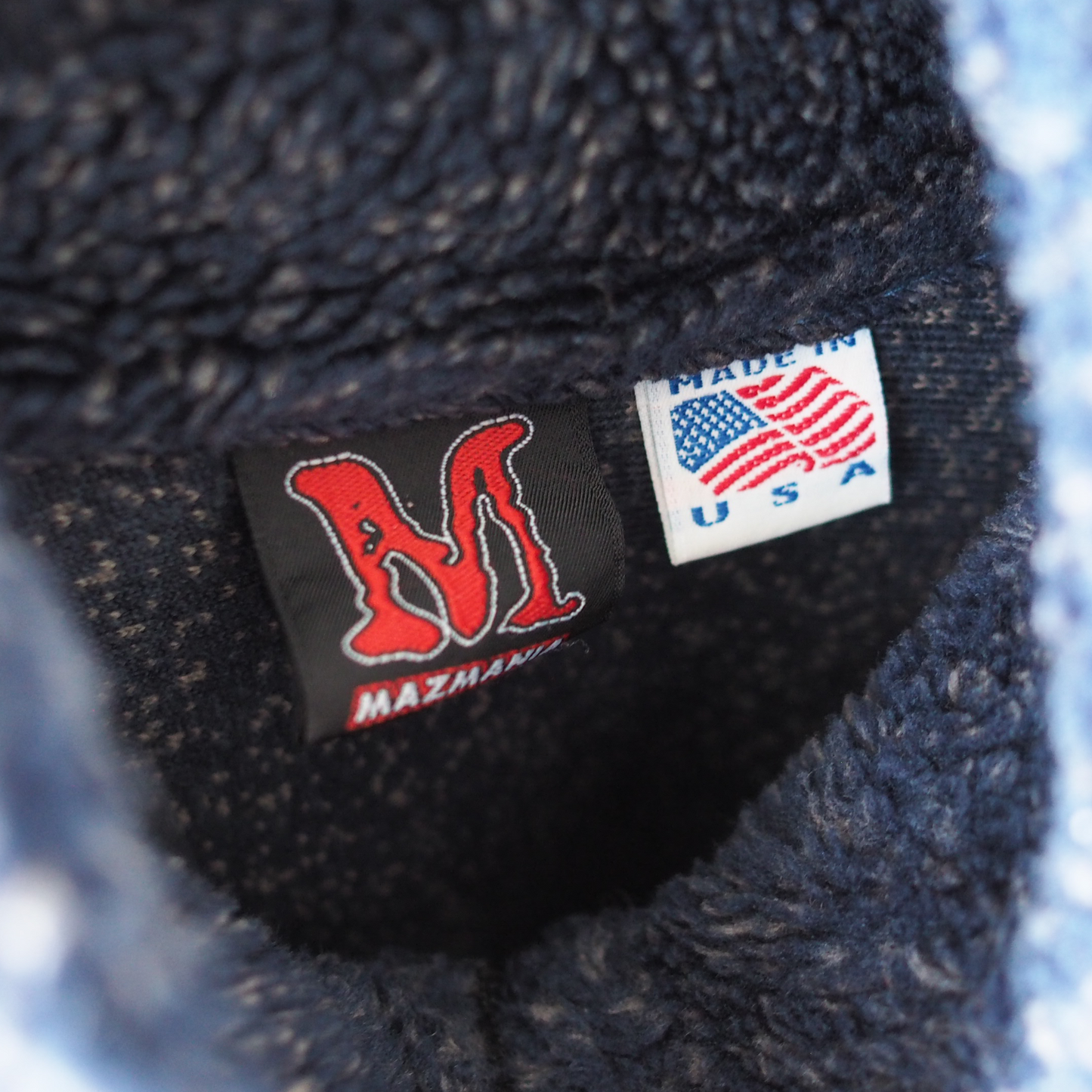 Mazmania Black Cats and Paws Fleece Jacket / 90s / Made in USA