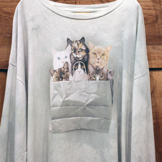 The Mountain Cats in the Bag Long-Sleeve Tee / 00s-