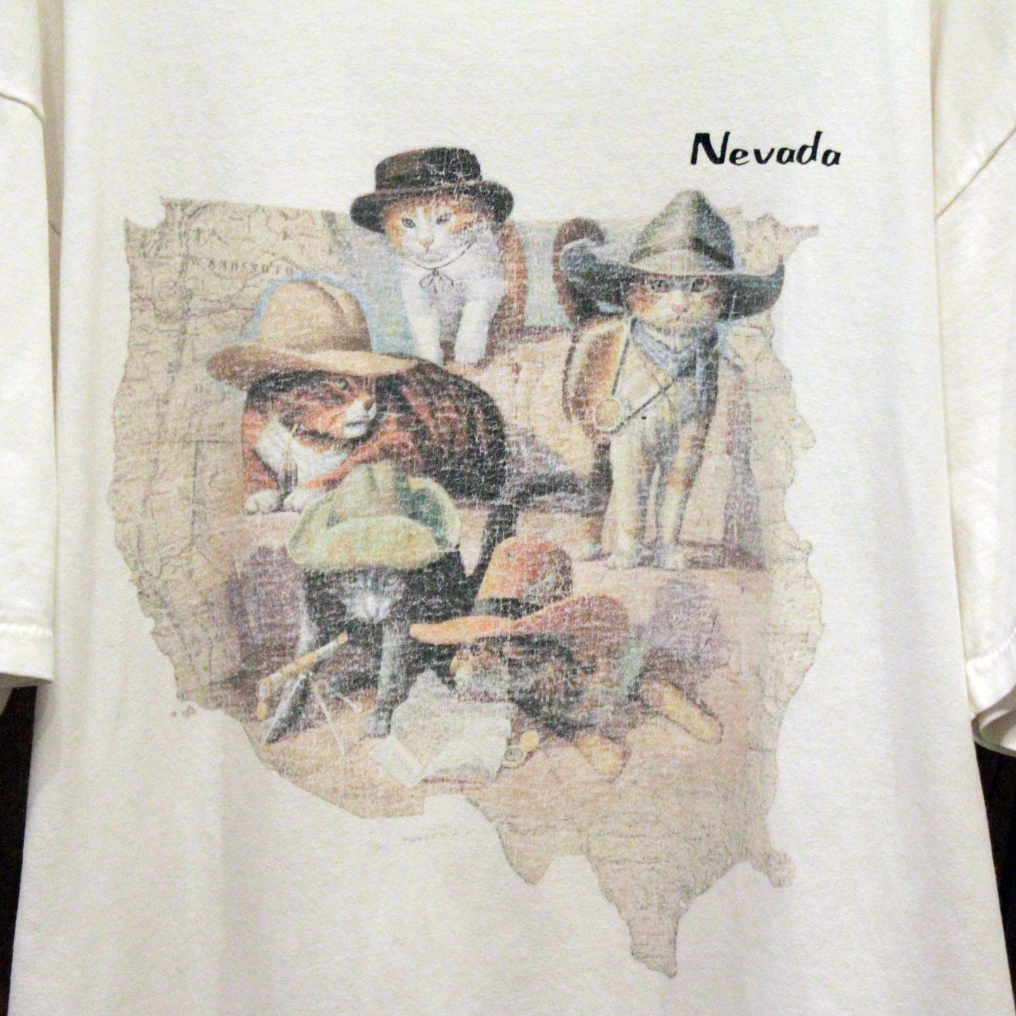 Nevada Adventurer Cats Tee / 90s