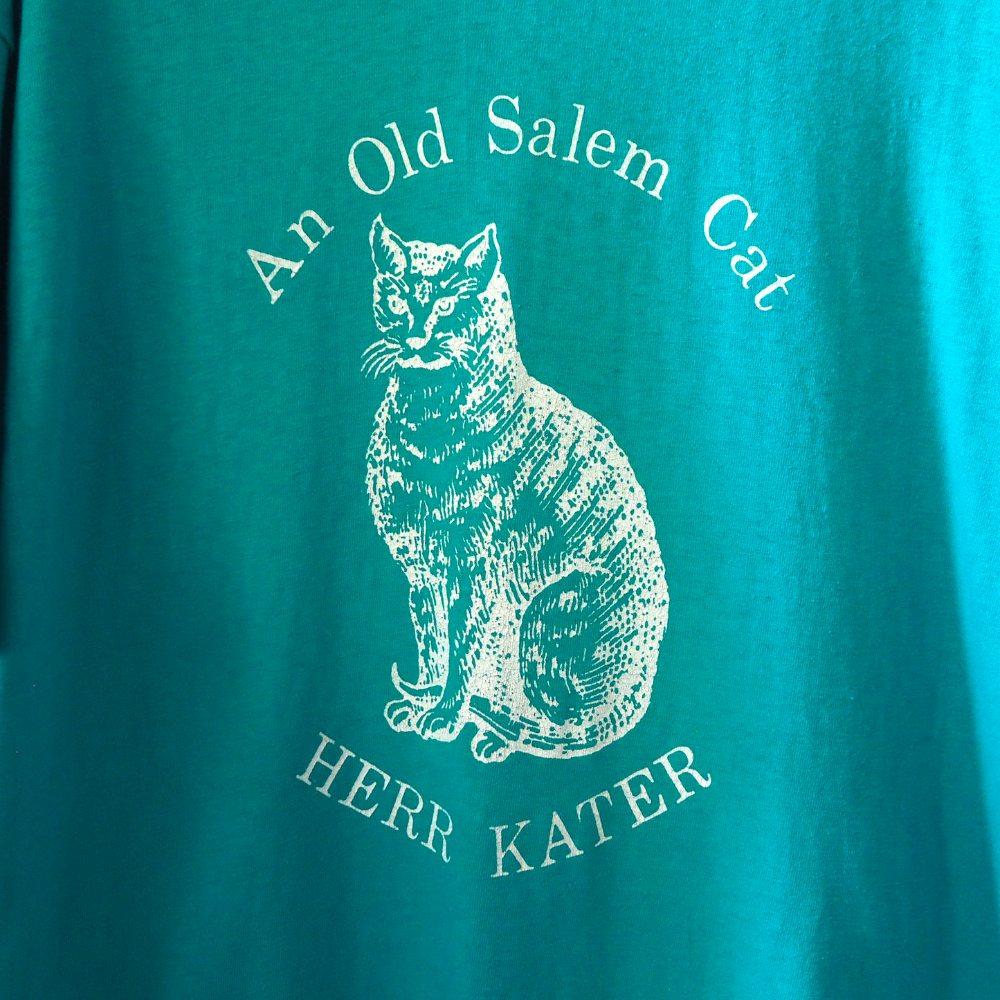 An Old Salem Cat Tee / 90s / Made in USA