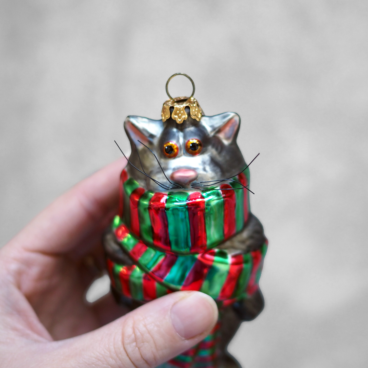 Xmas Ornament "Scarf Cat" / Kurt Adler × The Art Institute of Chicago