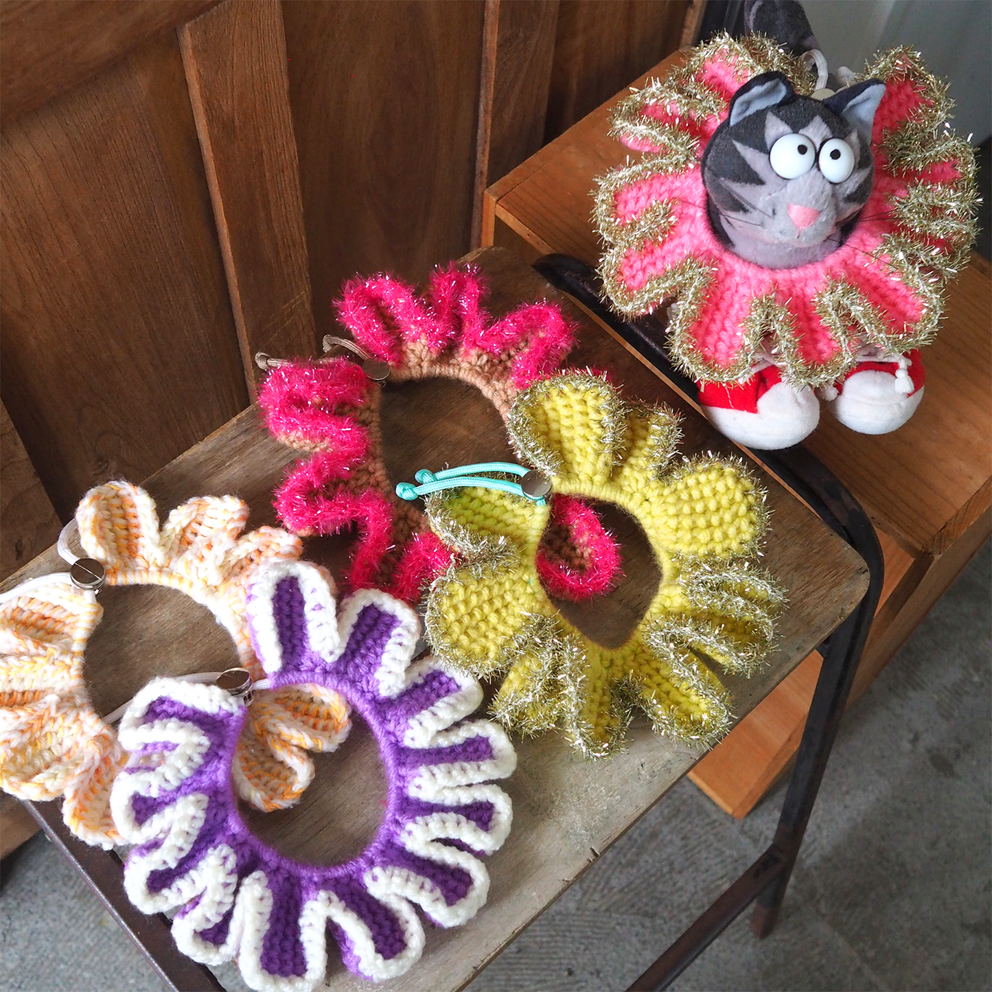 Paracord & Knit Collar🌼